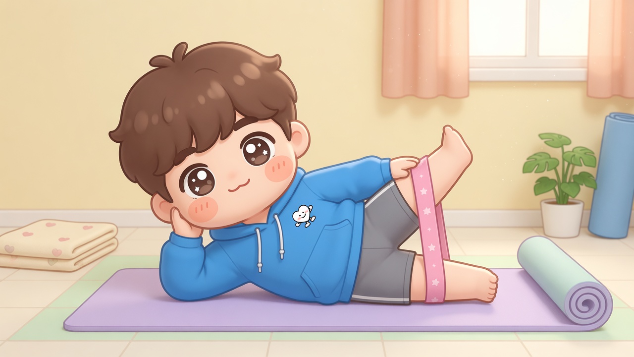 탄력 밴드(루프 밴드) 하나로 엉덩이 중둔근을 완벽히 불태우는 힙 루틴