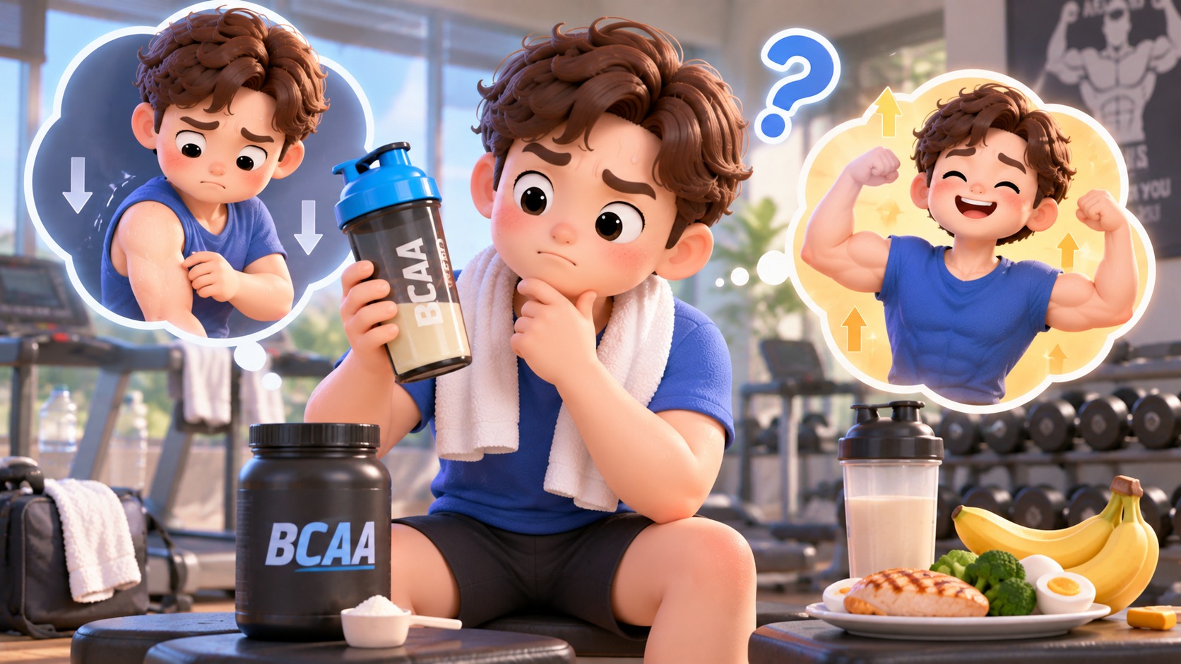 공복 유산소 운동 후 BCAA를 마시면 근손실을 막을 수 있을까?