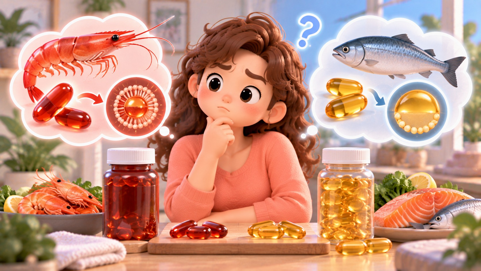 크릴오일의 인지질 결합형 오메가3가 일반 피쉬오일보다 우수할까?