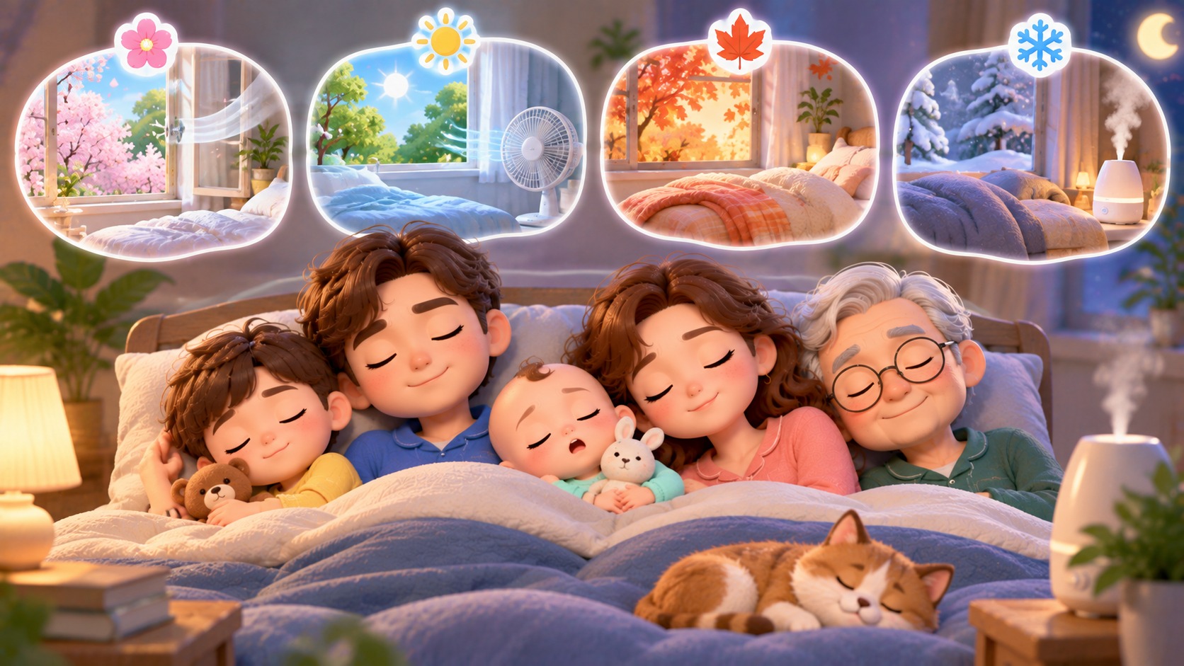 계절별 적정 수면환경과 숙면을 위한 생활관리법