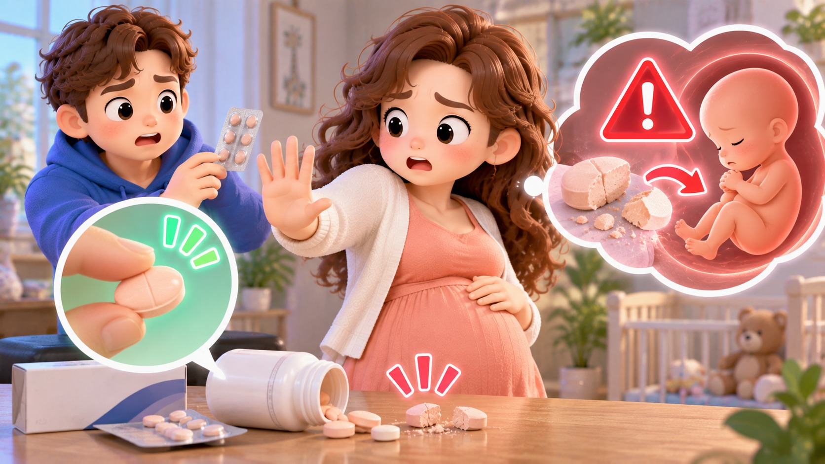 탈모약(피나스테리드)은 가임기 여성이 만지기만 해도 기형아를 낳을까?