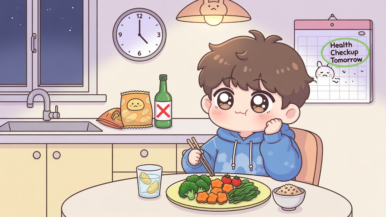 건강검진 전날 반드시 피해야 할 행동과 준비사항