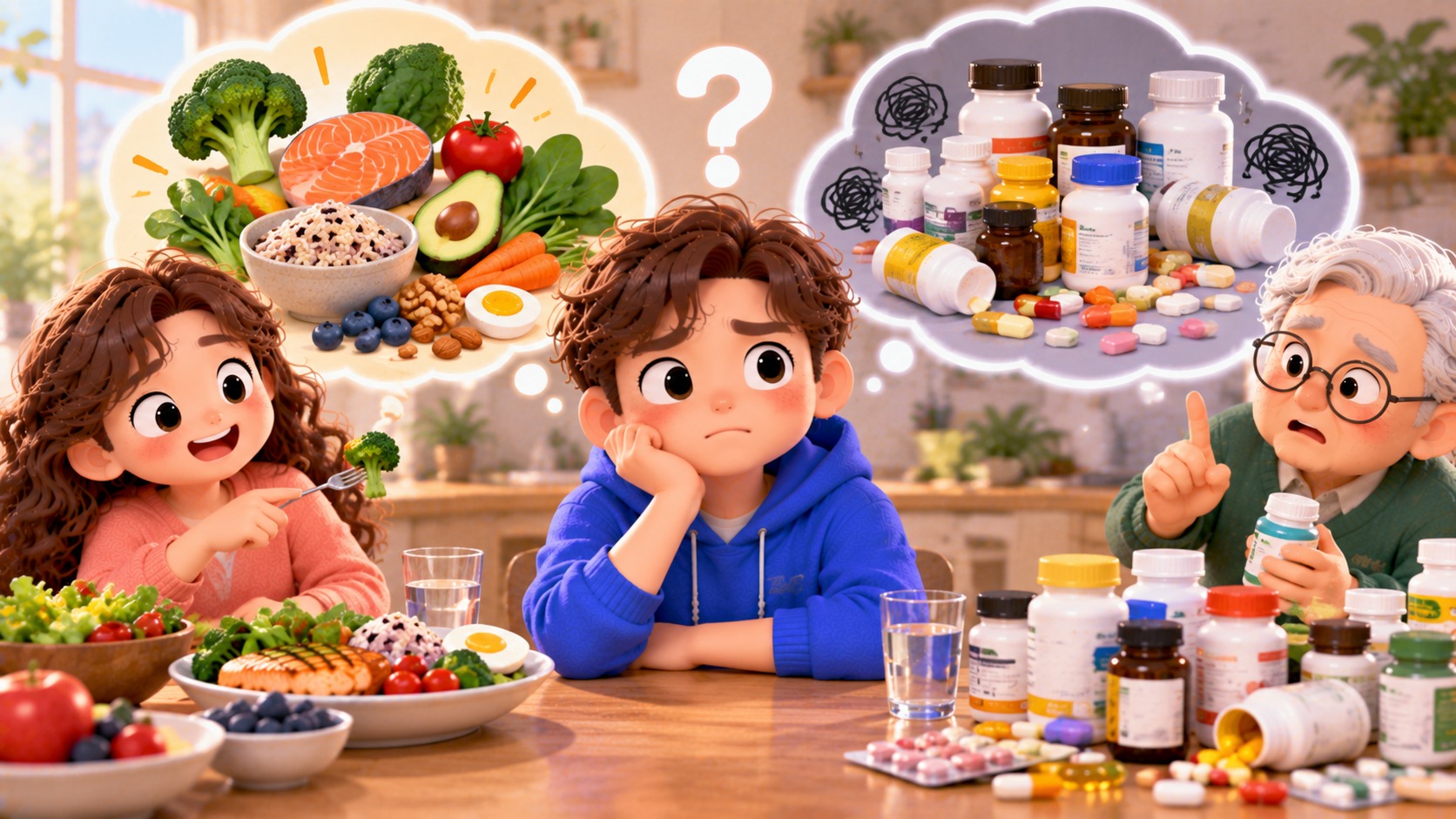 영양제를 많이 챙겨 먹을수록 음식보다 건강에 더 좋을까?