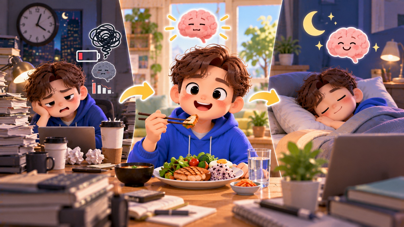 업무량이 많을수록 식사와 수면을 챙겨야 하는 이유