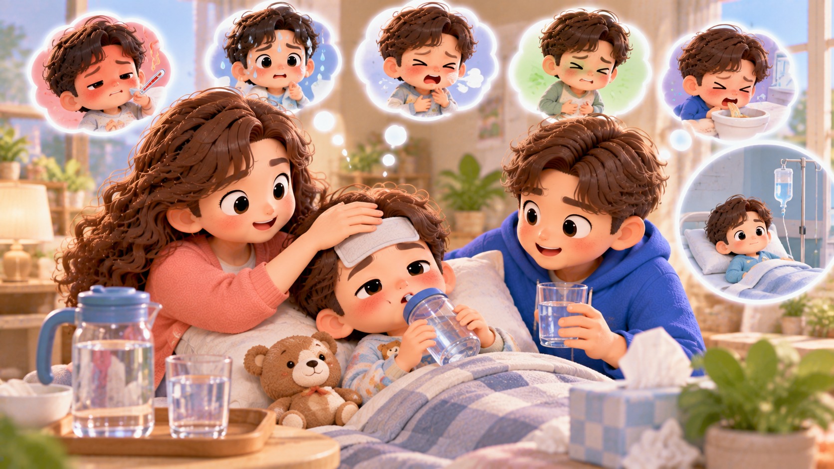 아플 때 물을 충분히 마시는 것이 중요한 이유