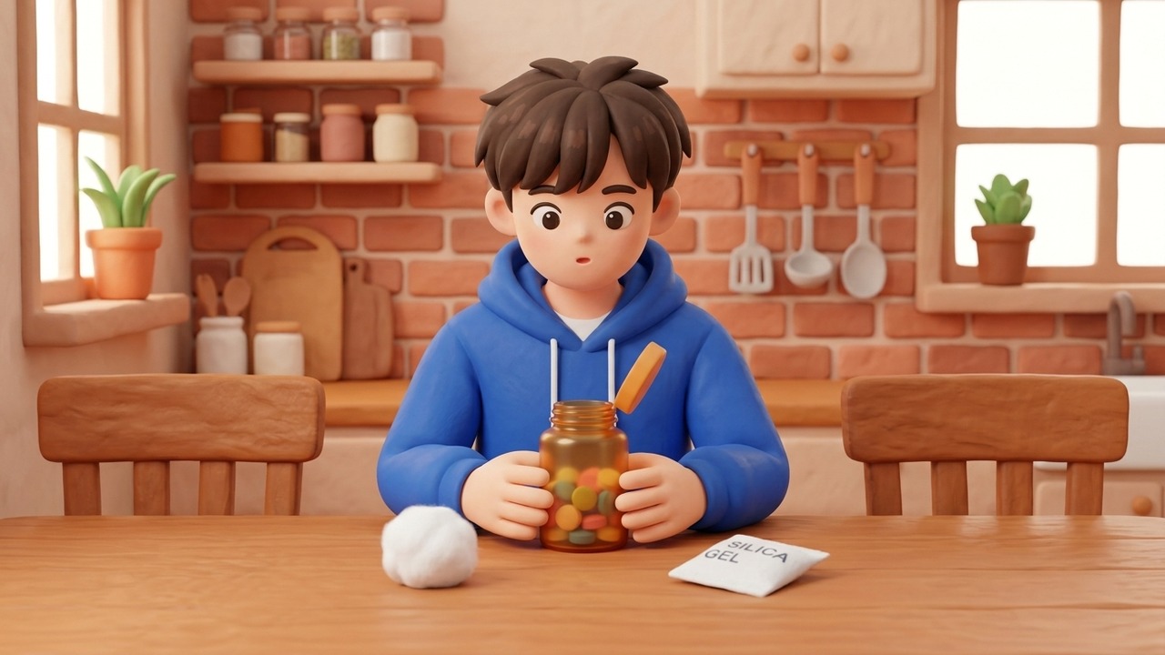영양제 병 속 비닐·솜과 실리카겔 방습제, 개봉 후 바로 버려야 할까?