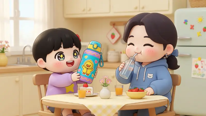 아이가 물을 잘 마시지 않을 때 자연스럽게 물을 마시게 하는 방법