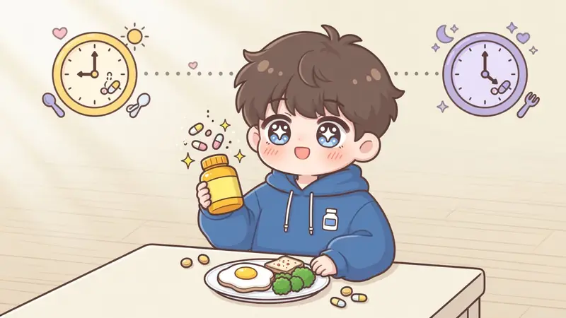 영양제 흡수율을 2배 높이는 식전·식후 복용 시간표